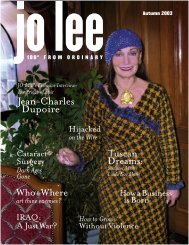 Jean-Charles Dupoire - JO LEE Magazine