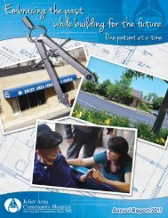 Annual Report - Joliet Area Community Hospice