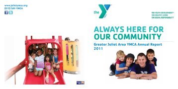 ALWAYS HERE FOR OUR COMMUNITY - Greater Joliet Area YMCA