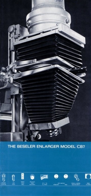 Beseler CB-7 Enlarger Brochure