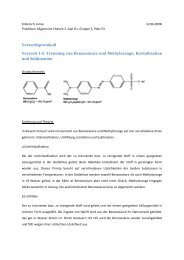 1.4 Trennung von Benzoesaeure und Methylorange