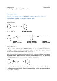 2.3 Herstellung von 1,2-Dibrom-1,2-diphenylethan