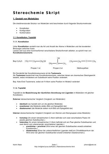 1. Gestalt von MolekÃ¼len