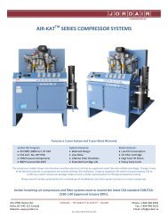 air-kat series brochure - Jordair Compressors Inc.