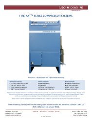 fire-kat series brochure - Jordair Compressors Inc.