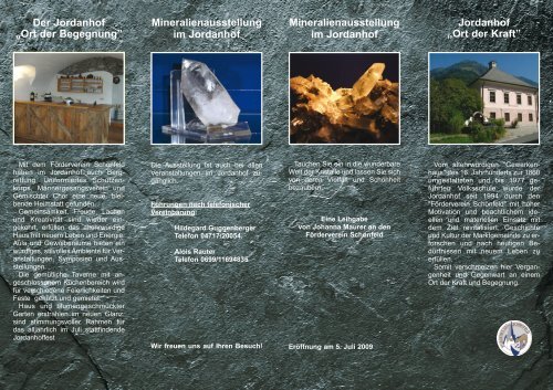 Mineralienfolder als PDF - FÃ¶rderverein SchÃ¶nfeld