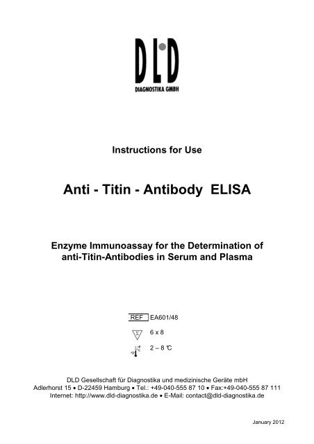 Anti - Titin - Antibody ELISA - DLD Diagnostika GmbH