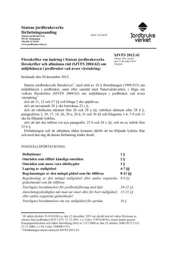 sjvfs 2004:62 - Jordbruksverket