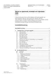 Skörd av spannmål, trindsäd och oljeväxter 2006 - Jordbruksverket