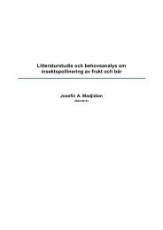 Litteraturstudie och behovsanalys om ... - Jordbruksverket