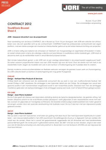 CONTRACT 2012 - Jori