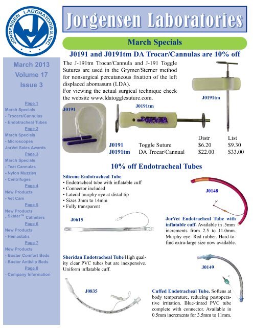 Buster Comfort Beds - Jorgensen Laboratories