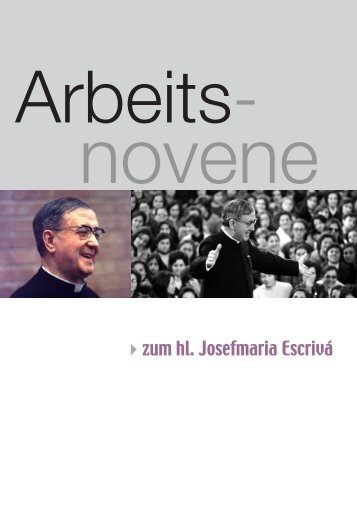 arbeits novene - Saint Josemaria Escriva