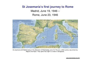 June 23, 1946 - Saint Josemaria Escriva: Founder of Opus Dei