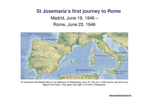 June 23, 1946 - Saint Josemaria Escriva: Founder of Opus Dei