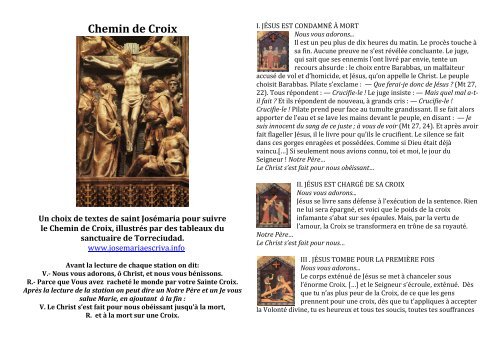 Chemin De Croix Saint Josemaria Escriva
