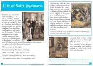 Life of St Josemaria for young people - Saint Josemaria Escriva