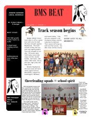 April 2008 edition - Joseph Badger Local Schools