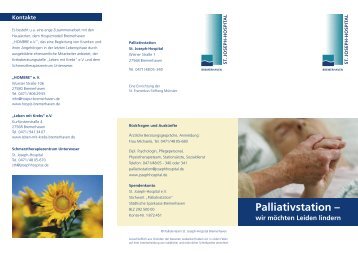 Palliativstation – - St. Joseph-Hospital Bremerhaven