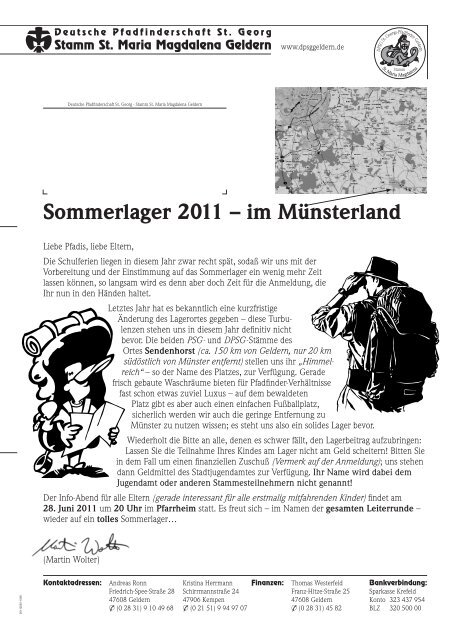 Sommerlager 2011 – im Münsterland - DPSG Geldern