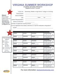 Jostens Workshop Registration Form - Richmond, VA