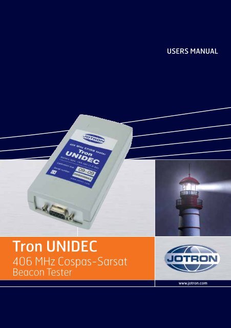 Users Manual Tron UNIDEC.pdf - Jotron