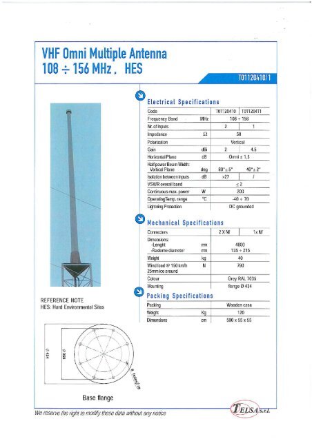 Telsa VHF antennas.pdf - Jotron