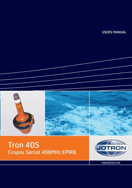 Users Manual Tron 40S.pdf - Jotron