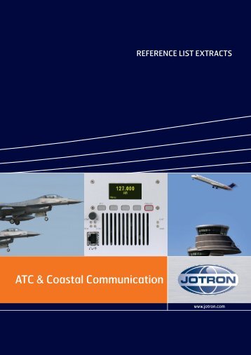 Jotron ATC & Coastal Reference List Extracts.pdf