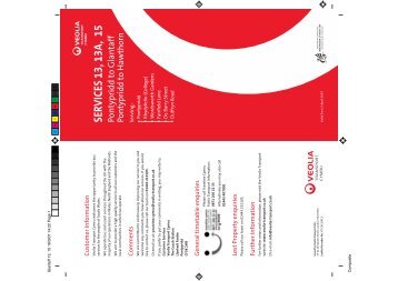 SERVICES 13, 13A , 15 - Veolia Transport