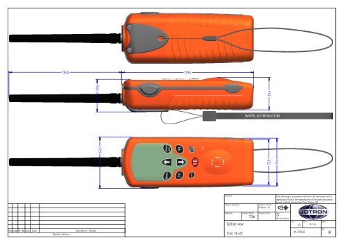 Dimension Drawing Tron TR20 GMDSS.pdf - Jotron