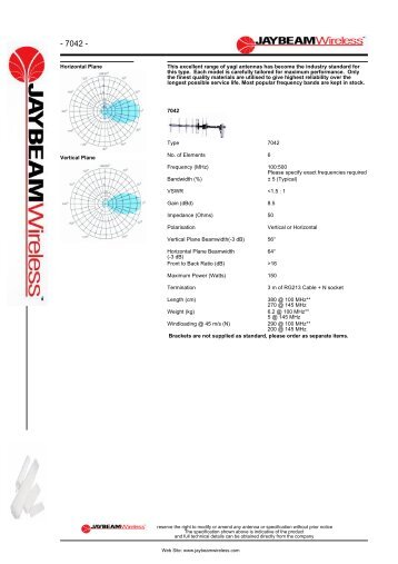 Jaybeam VHF UHF antenna.pdf - Jotron