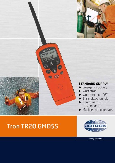 Brochure Tron TR20 GMDSS.pdf - Jotron