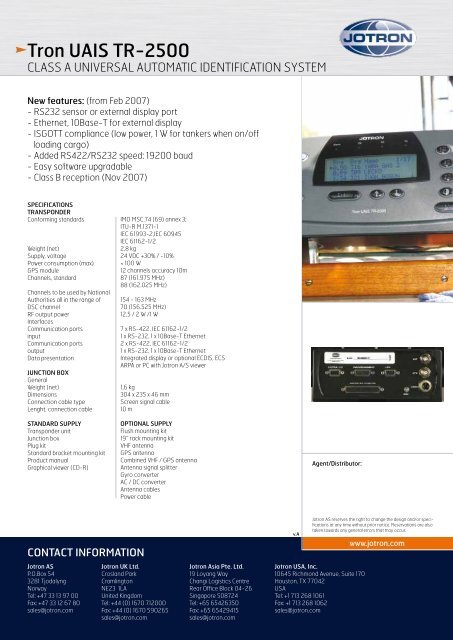 Brochure Tron UAIS TR 2500.pdf - Jotron