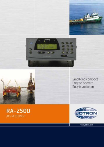 Brochure RA 2500 AIS Receiver.pdf - Jotron