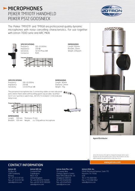 Peiker Microphones.pdf - Jotron