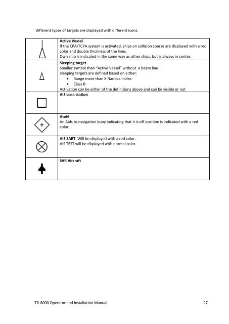 Operator and Installation Manual Tron AIS TR-8000.pdf - Jotron