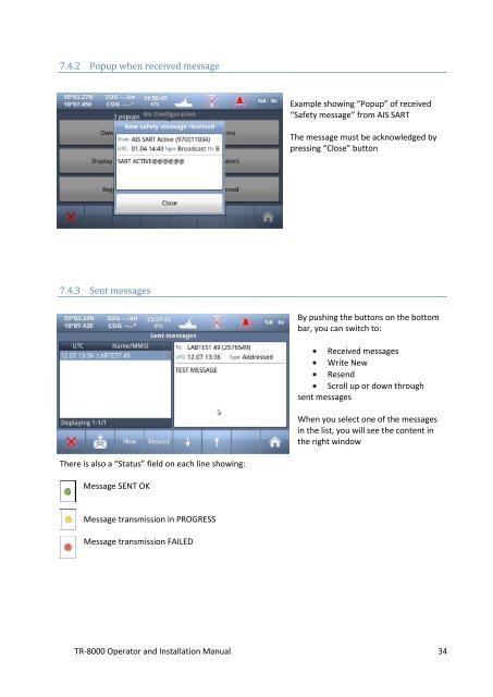 Operator and Installation Manual Tron AIS TR-8000.pdf - Jotron