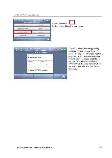 Operator and Installation Manual Tron AIS TR-8000.pdf - Jotron