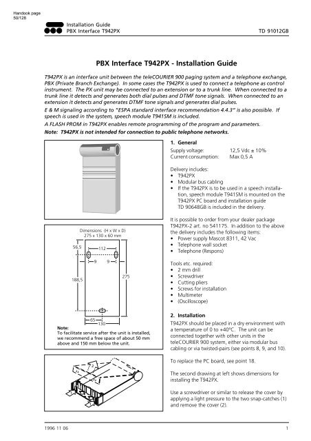 Users Manual WP 900 UHF.pdf - Jotron