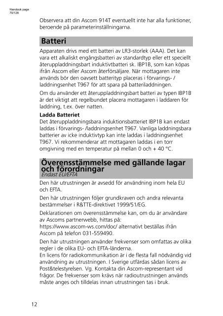 Users Manual WP 900 UHF.pdf - Jotron