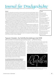 Ausgabe 2005 Nr 3 - Journal fÃ¼r Druckgeschichte