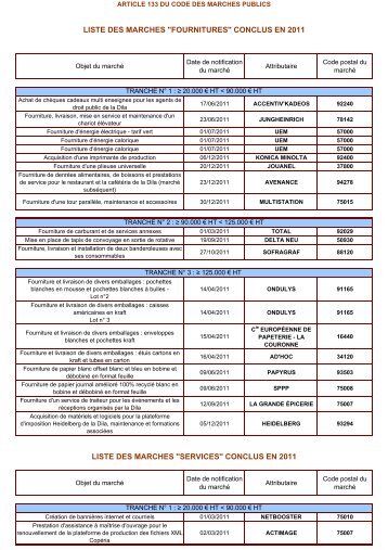tableau des marchÃ©s conclus (format pdf, 71 Ko)