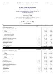 PUBLICATIONS PÃRIODIQUES NATIXIS FACTOR - Journal Officiel