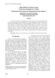 Tiller Effects of Vetiver Grass (Vetiveria zizanioides (L ... - AU Journal