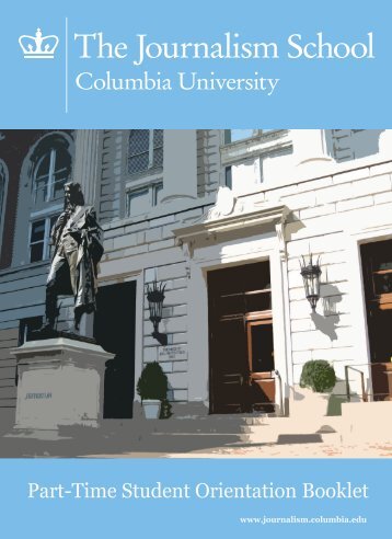 Part-Time Student Orientation Booklet - Columbia University ...