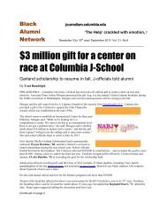 3 million gift for a center on race at Columbia J-School