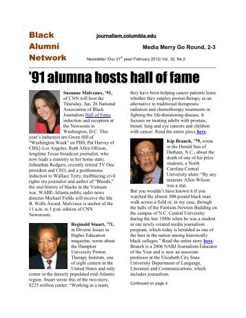 91 alumna hosts hall of fame - Columbia University Graduate School ...