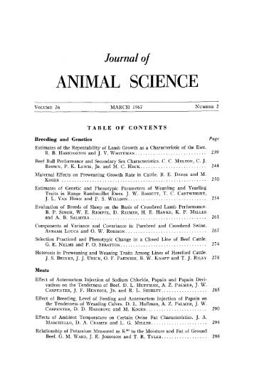 TOC (PDF) - Journal of Animal Science