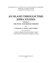 an island through time: jerba studies - Journal of Roman Archaeology